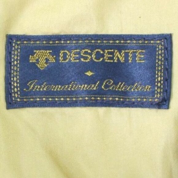 Descente International Collection Mens Yellow Windbreaker Jacket Rock Barn Golf - Picture 3 of 11